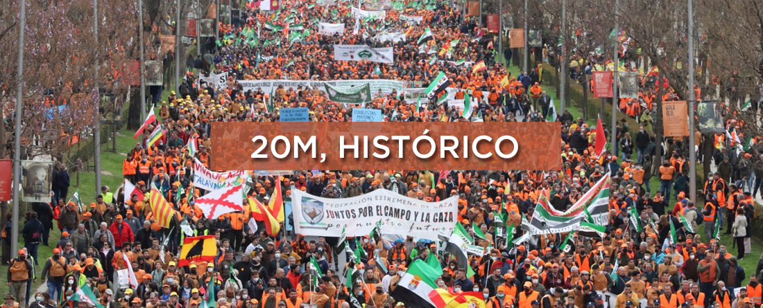 Manifestación 20 marzo 2022 mundo rural en madrid