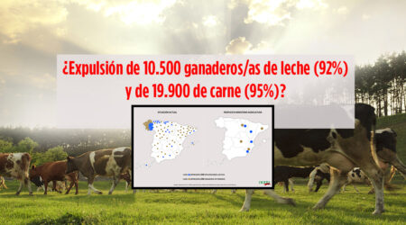 Gráfico simulación COAG de la ordenación del sector bovino español