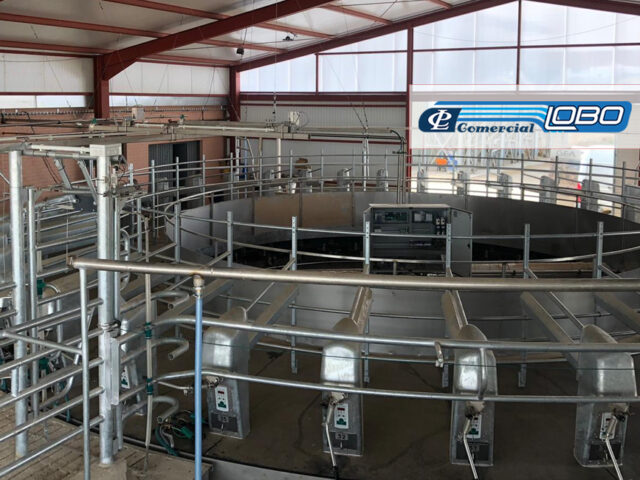 Sala de ordeño rotativa GEA T8900