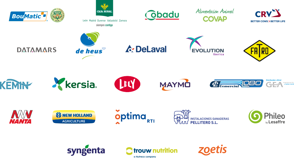 Logotipos patrocinadores Desafío Frisona 2022
