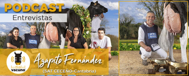 Familia de SAT Ceceño y la vaca Gran Campeona 2022