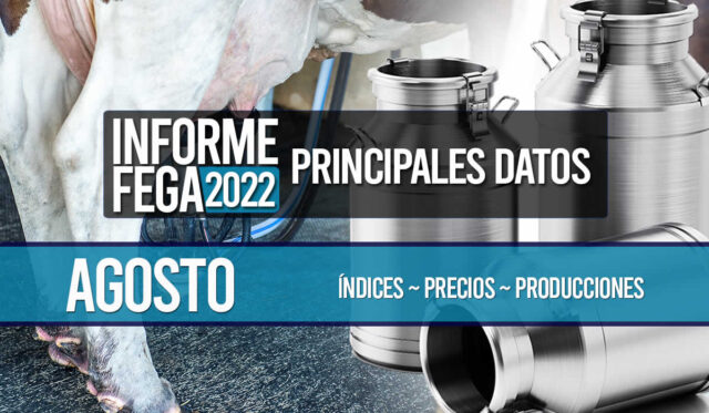 Informe FEGA entregas Leche Agosto 2022