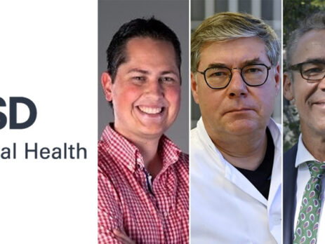 Bruno Gonzalez-Zorn, Greg Frank, Asko Jarvinen y Geert Vertenten MSD Animal Health