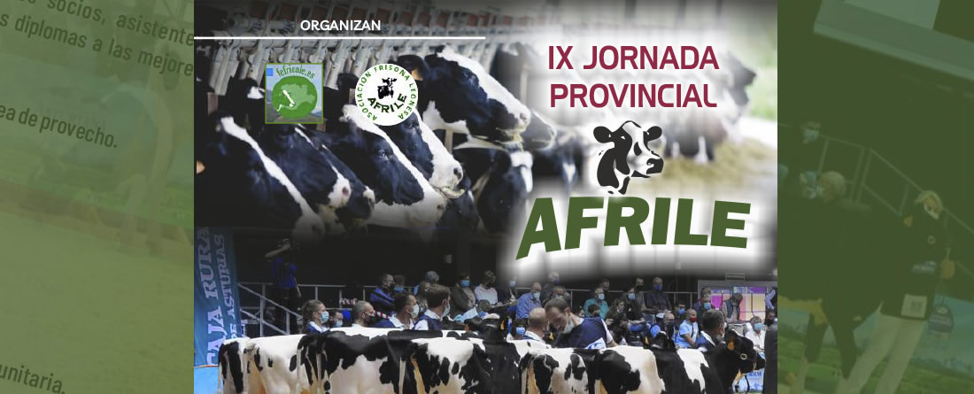 Cartel IX Jornada Provincial Frisona León AFRILE 2022
