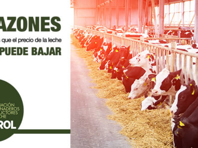 Vacas lecheras y logotipo AGAPROL