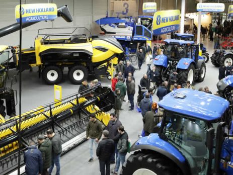 Tractores, empacadora y cosechadora New Holland
