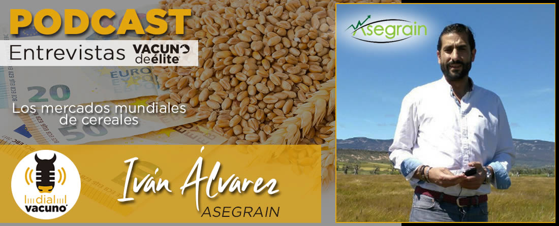 Iván Ávarez de Asegrain en un campo de cereal