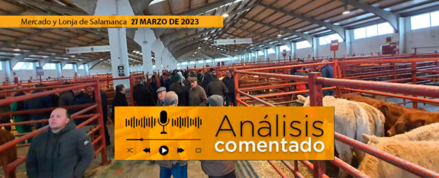 Ganaderos tratantes en mercado Salamanca 27 marzo 2023