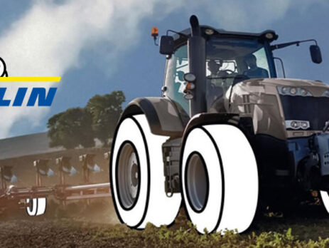 Tractor con neumáticos Michelín