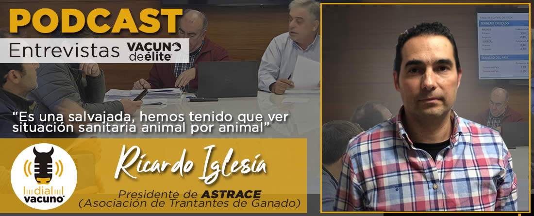 Ricardo Iglesia, presidente de ASTRACE, Trantantes de ganado