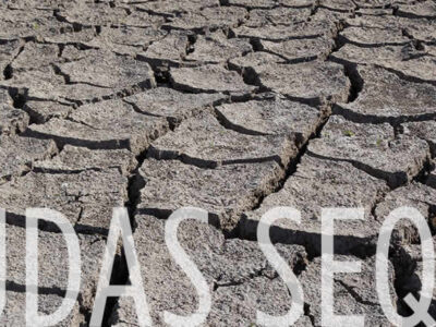 Campo agrícola con sequía