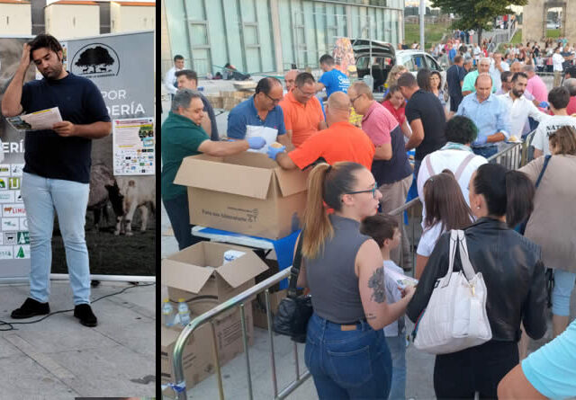 Unión por la Ganadería en la degustación de hamburguesas Salamanca 15 Julio 2023