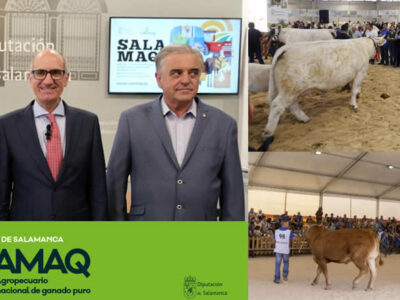 Javier Iglesias, presidente de la Diputación de Salamanca y Diputados de Salamaq 2023