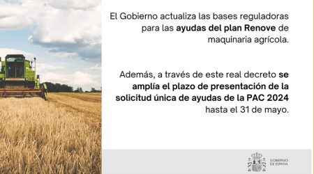 Plan RENOVE Maquinaria Agrícola 2024