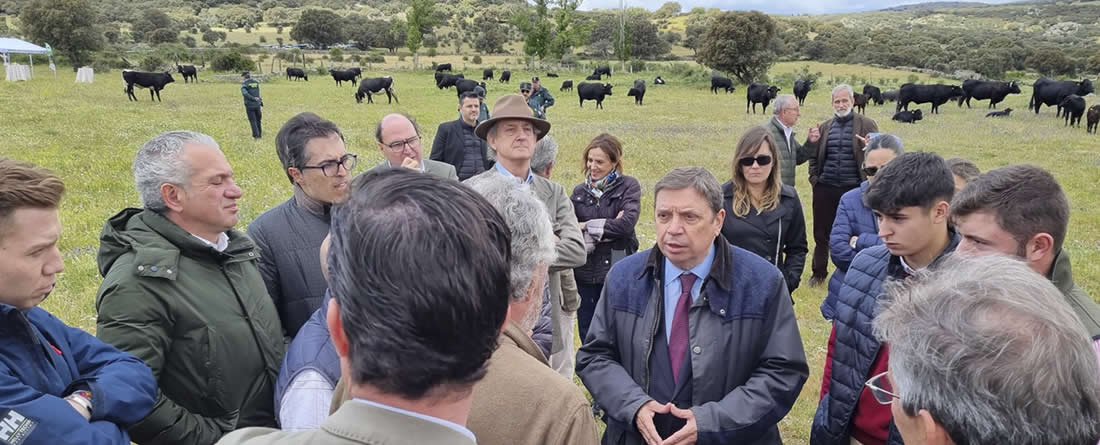 Luis Planas destaca el compromiso del Gobierno con la ganadería extensiva