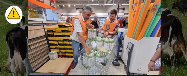 Alerta ante una posible estrategia coordinada de 16 cadenas de la distribución para hundir los precios de la leche