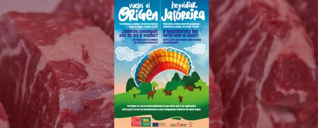 Vuelos paramotor al origen I.G.P. Ternera Navarra