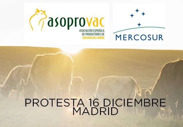 NdP Asoprovac se une a las movilizaciones del próximos día 16 de diciembre contra el mercosur