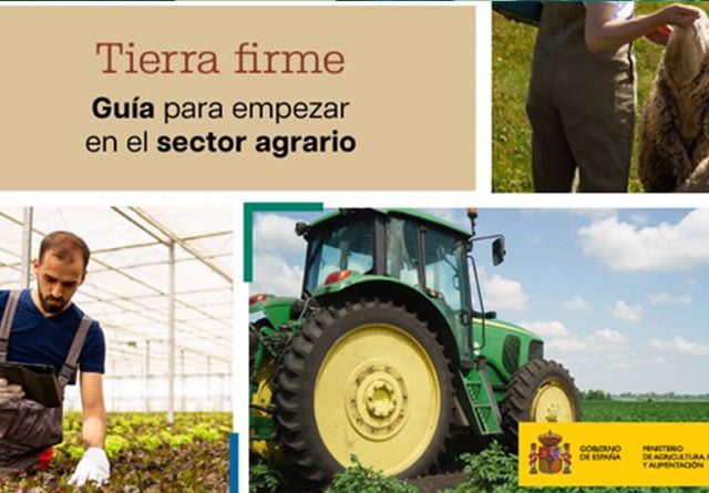 El Ministerio de Agricultura, Pesca y Alimentación publica Tierra Firme, un manual que facilita la incorporación al sector