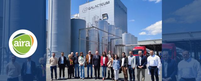 AIRA recibe una comitiva de la Comisión Europea en su planta láctea de Melide