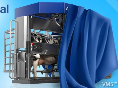 DeLaval presenta un modelo de robot VMS V300 de ordeño más rápido, inteligente y espacioso