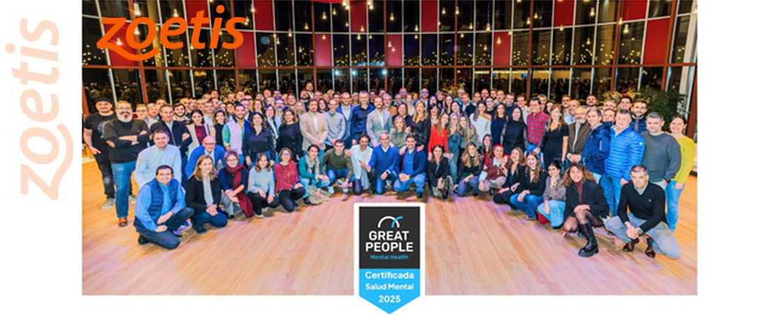 Zoetis recibe la Certificación en Salud Mental de manos de Great People