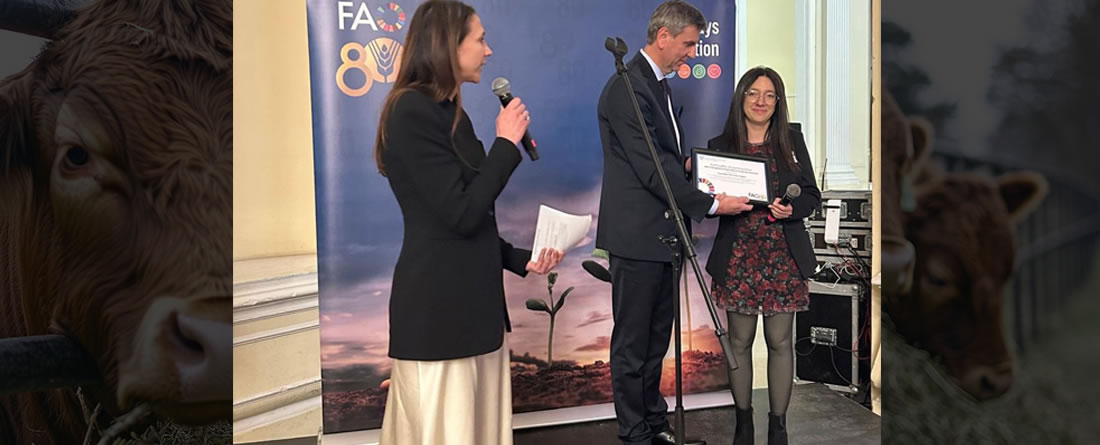 Lourdes Perona, ganadera de UPA y Fademur, galardonada por la FAO por su compromiso con la sostenibilidad rural