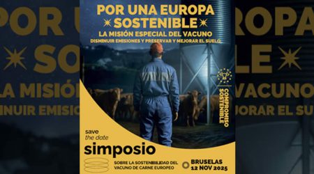 Bruselas acoge el 12 de noviembre el I Simposio sobre la Sostenibilidad del Vacuno de Carne Europeo, organizado por Provacuno y Apaq-W