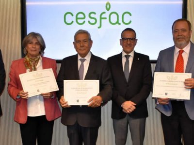 CESFAC reconoce el trabajo y la trayectoria de Juan Cánovas, Fernando Bacha, Pilar Gómez, Antonio Quijada y Pedro García