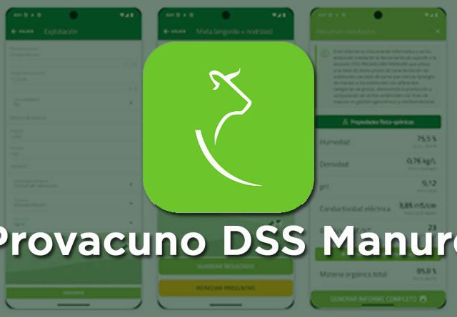 Provacuno DSS Manure, una app para la caracterización de los estiércoles de granjas de vacuno de carne