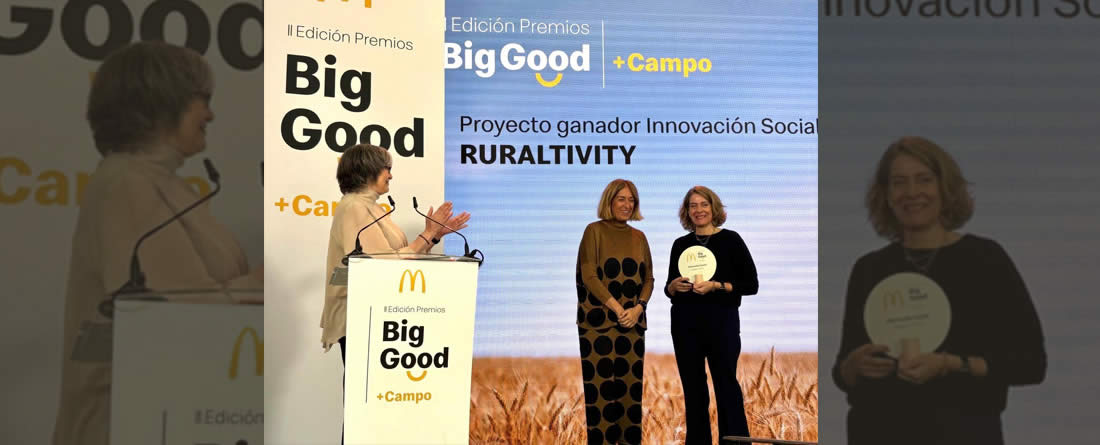 FADEMUR gana el Premio Big Good a la Innovación Social por su proyecto Ruraltivity