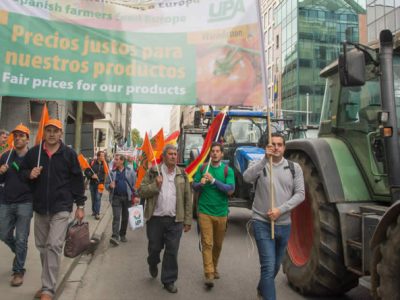 El campo español llevará su descontento a Bruselas en una gran protesta europea