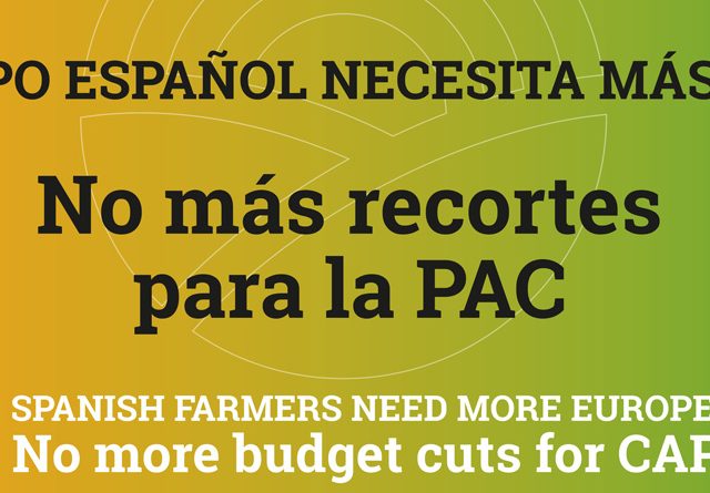 ASAJA, COAG y UPA informarán sobre la movilización histórica del campo europeo en Bruselas el 18 de diciembre