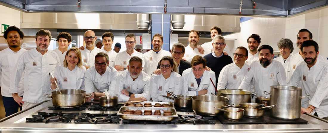 Alta cocina por una buena causa: Dieciséis chefs de renombre se suman a la comida solidaria que organiza Provacuno con el apoyo del alcalde de Madrid