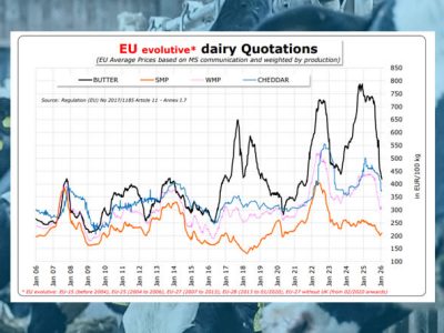 La UE advierte de que el mercado lácteo arranca el 2026 en fase de ajuste, tras un año de alta volatilidad