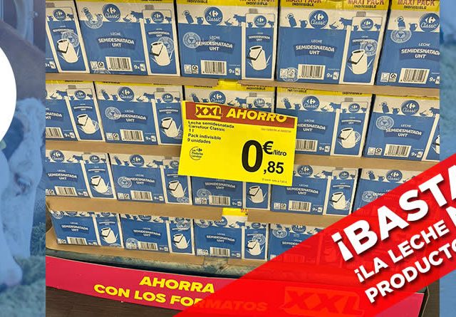 La Organización de Productores Lácteos denuncia prácticas de reclamo con la leche