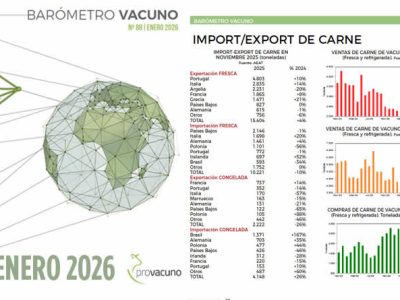 PROVACUNO publica el Barómetro Vacuno para Enero 2026