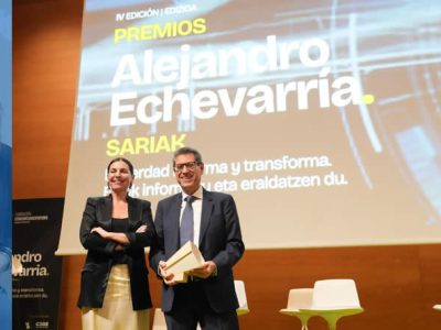 Provacuno en la Entrega de los Premios Alejandro Echevarría