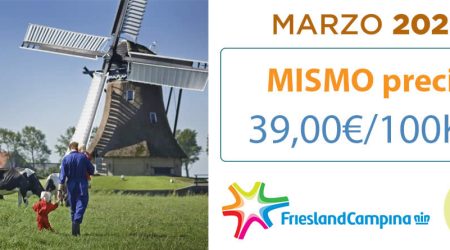 Friesland Campiña, precio garantizado en granja de 39,00€ para marzo 2026