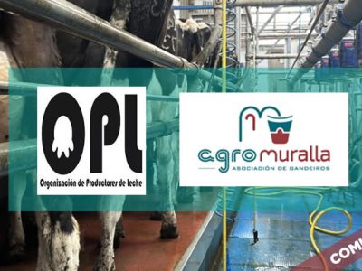 Agromuralla y asociación OPL muestran su oposición a la bajada del precio de la leche de vaca en origen que están promoviendo las industrias lácteas