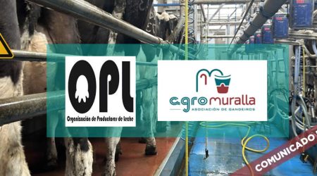 Agromuralla y asociación OPL muestran su oposición a la bajada del precio de la leche de vaca en origen que están promoviendo las industrias lácteas