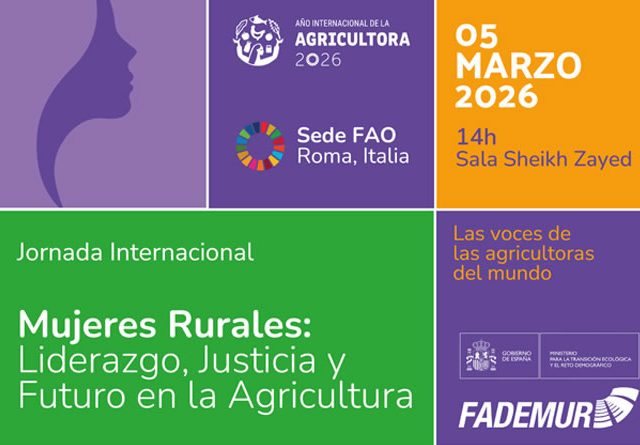 FADEMUR sitúa a las agricultoras en el centro del debate internacional en la FAO