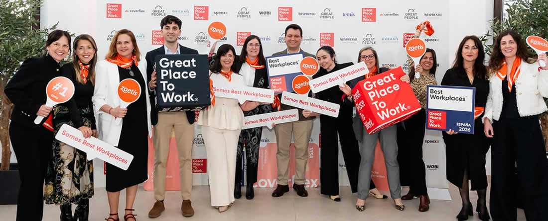 Zoetis España, única empresa de salud animal en el ranking Best Workplaces 2026