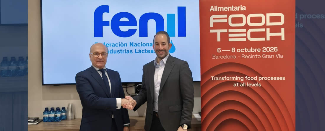 FeNIL y Alimentaria FoodTech firman una alianza para impulsar la innovación en el sector lácteo