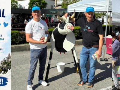 AGROMURALLA celebra el día mundial de la leche con un acto de distribución en betanzos para sensibilizar a la población sobre los beneficios del sector agro-lácteo para la salud y el territorio