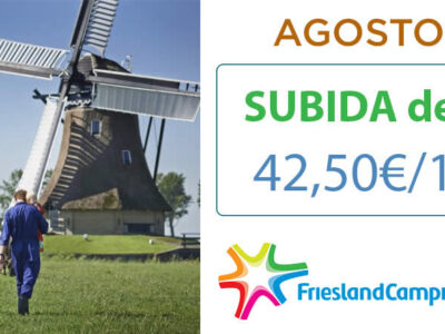 Friesland Campiña, precio garantizado en granja de 42,50€ para agosto