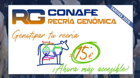 CONAFE lanza el impulso definitivo a la Recría Genómica: genotipar la recría costará 15 €