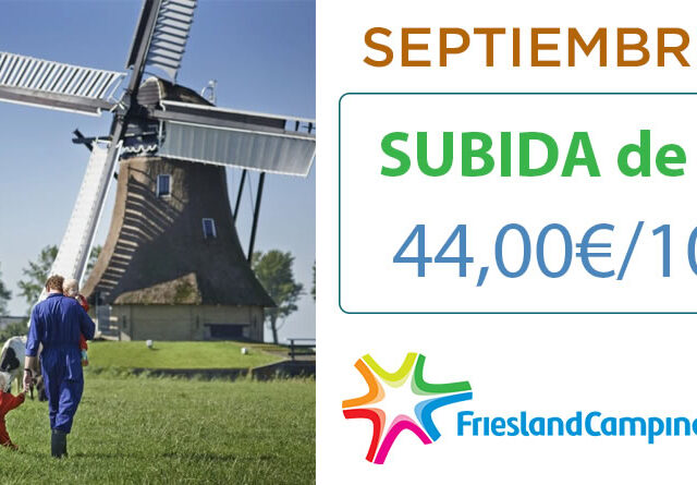 Friesland Campiña, precio garantizado en granja de 44,00€ para septiembre